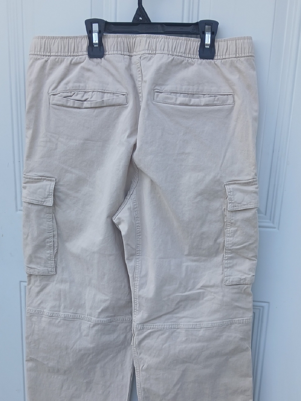 H&M Cream Cargo Pants with Flap Pockets - Picture 5 of 7